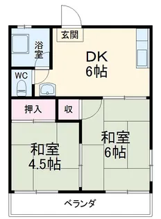 コーポ平安【101号室】の間取り