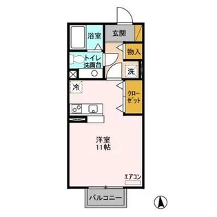 ノーベルパーク16【2階】の間取り