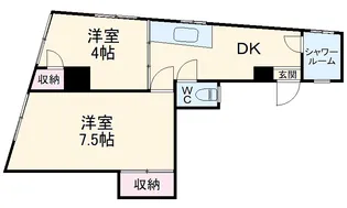 北原ビル【301号室】の間取り