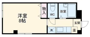 サーティフル新二条【312号室】の間取り