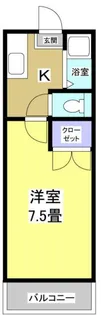 ハイツ・シェル・ド・ポメ【202号室】の間取り