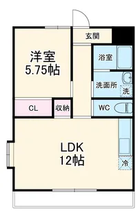 ブランシールⅢ【3階】の間取り
