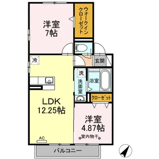 リヴェール【2階】の間取り