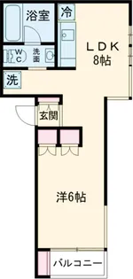 ルビア中野坂上【402号室】の間取り