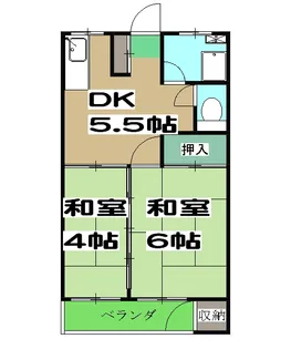 藤岡マンション【405号室】の間取り