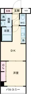 PREMIUM CUBE 東高円寺【2階】の間取り