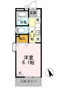 プレアディス2000【1階】の間取り
