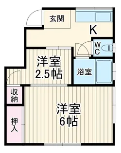 ユナイト石川町MISUGI【1階】の間取り