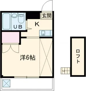 メゾンパステル【3階】の間取り