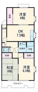 スプリンタービレッジⅡ【3階】の間取り