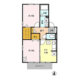シャルール Ⅲ【1階】の間取り