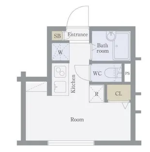 OJ HILLS FIRST【1階】の間取り