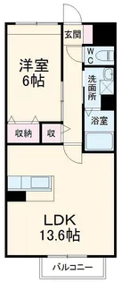 リバーサイド66【103号室】の間取り