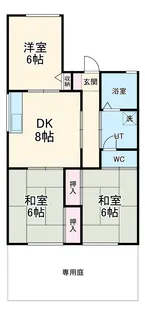 レティシア幸田町【203号室】の間取り