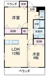 ロイヤルコンフォート【2階】の間取り