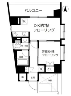 アーバンキャッスル王子【2階】の間取り