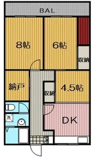 スカイラークハイツ【702号室】の間取り