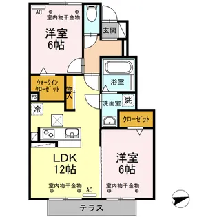メゾンラポール生桑【1階】の間取り