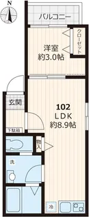 キャナルグレイス【2階】の間取り