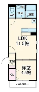 マスターグレイス【1階】の間取り