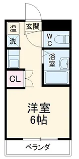 ブラウンアベニューカメタ【5B号室】の間取り
