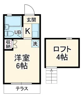 ロフティーグレース【1階】の間取り