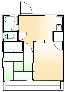 グリーンハイツ【2階】の間取り