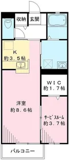 フィカーサG【1階】の間取り