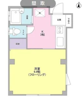 メゾン・エム【1階】の間取り