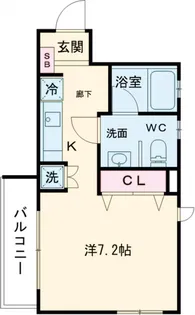 アンシャンテ世田谷【2階】の間取り
