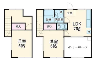 ホワイトベース【1号室】の間取り