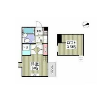 フジパレス行田壱番館【1階】の間取り