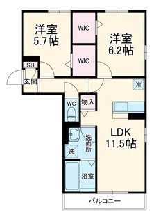 ファミリア.T【3階】の間取り