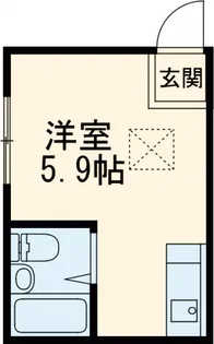 05ハイムⅡ【102号室】の間取り