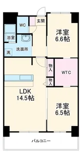 Hill Palace IKAI【6階】の間取り