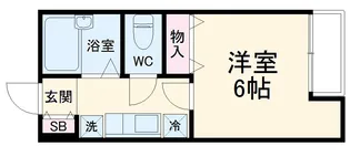 リバティ津田山【2階】の間取り