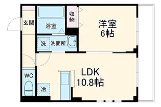 ル・セードル【1階】の間取り