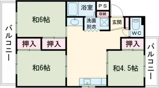 松永ビル【209号室】の間取り