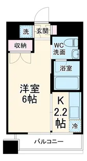 パークフラッツ松戸【12階】の間取り