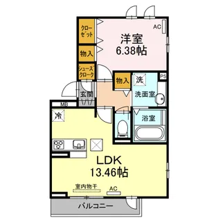 D-Castle【1階】の間取り