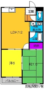 ファミール高丘【102号室】の間取り