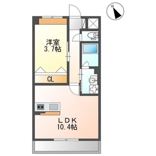 ルミナスステージ(LUMINOUS STAGE)【3階】の間取り
