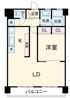 第五松美【301号室】の間取り