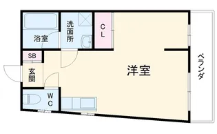 Bellheim Gifu【3階】の間取り