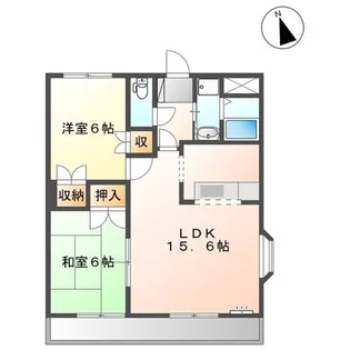 メゾンみずほ【1階】の間取り