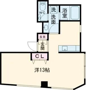 WHITE138【101号室】の間取り