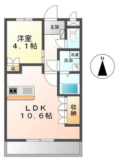 シュルヴォレ・モトキ【1階】の間取り