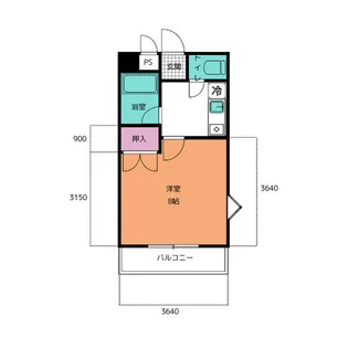 アイランド8【202号室】の間取り