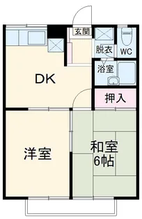エステートMINABARA【103号室】の間取り