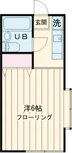 プチメゾン北條【102号室】の間取り